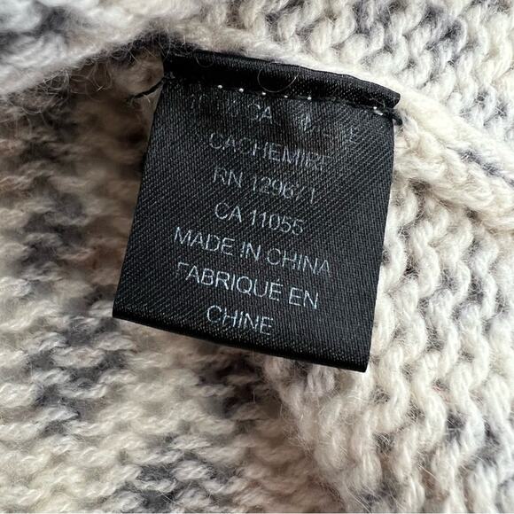 Skull Cashmere Zan leopard print cashmere sweater sz XS - Picture 6 of 7